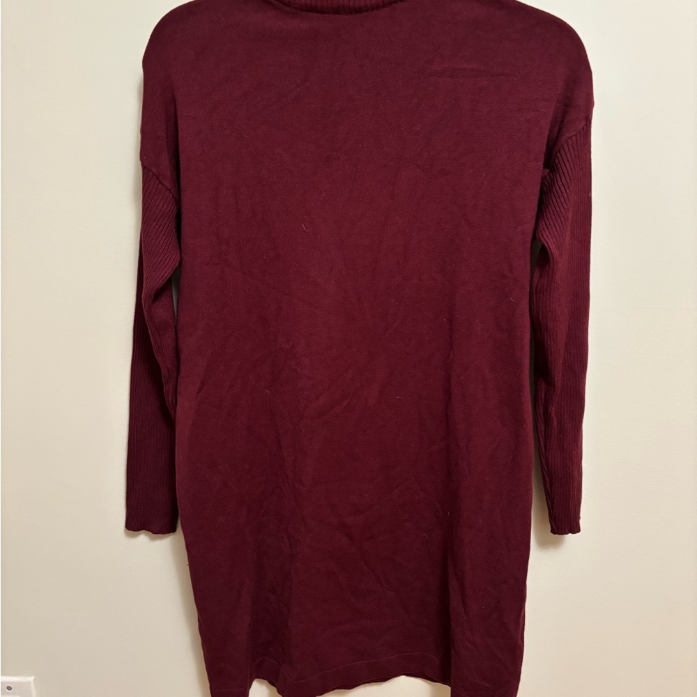 Dynamite Deep Red Knit Sweater Dress